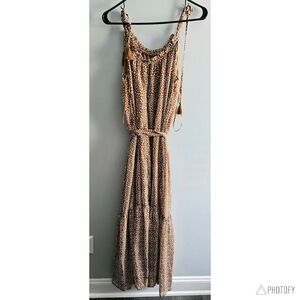 Flying Tomato NWOT Animal Print Maxi Dress L